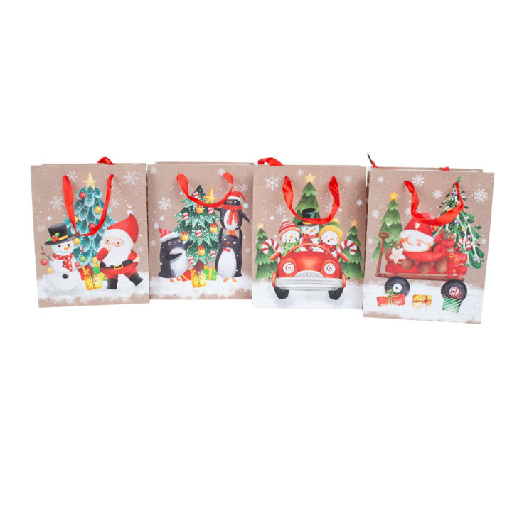 Kinkekott MERRY S, 18x23x10cm, mix Jõulud