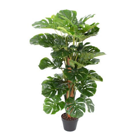 Kunstpuu MONSTERA, H105cm Kunstlilled ja kunsttaimed Kunstlilled ja kunsttaimed
