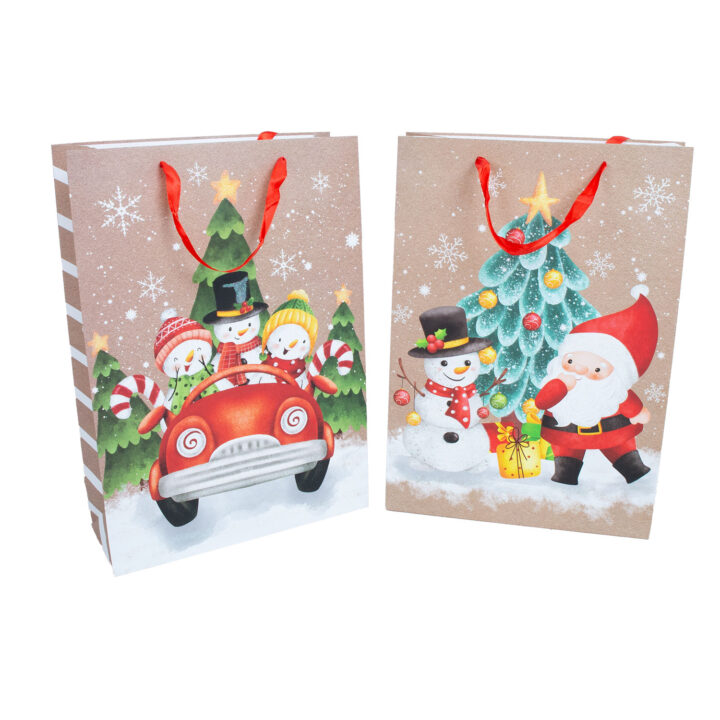 Kinkekott MERRY L, 31x43x12cm, mix Jõulud