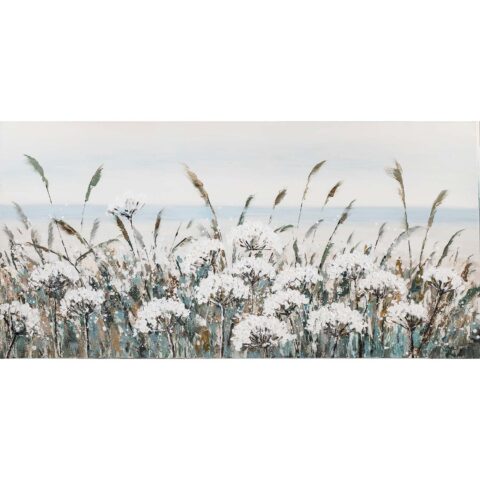 Õlimaal 70x140cm, valged põllulilled Maalid Maalid