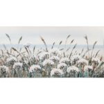 Õlimaal 70x140cm, valged põllulilled Maalid Maalid