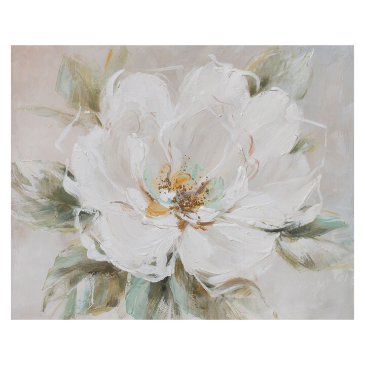 Õlimaal 80x100cm, valge õis Maalid Maalid