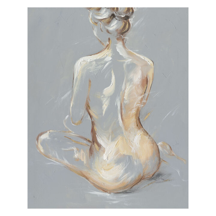 Õlimaal 80x100cm, istuv naine Maalid Maalid