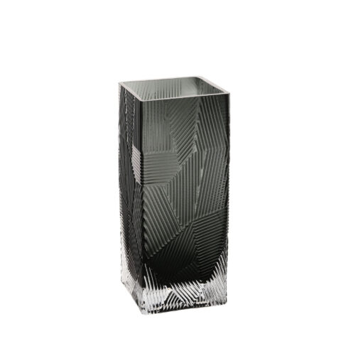 Vaas ZANA 10x10xH25cm, hall klaas Klaasvaasid