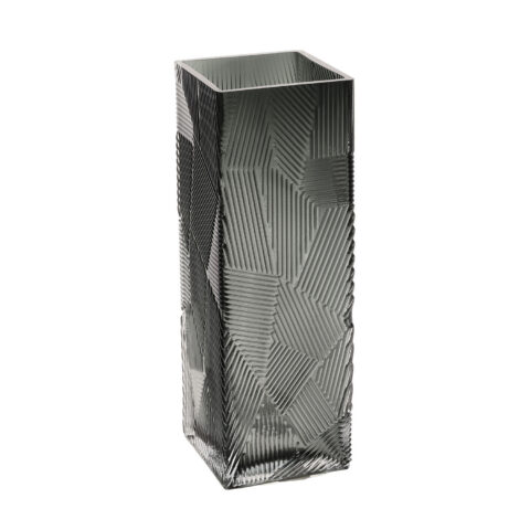 Vaas ZANA 10x10xH30cm, hall klaas Klaasvaasid