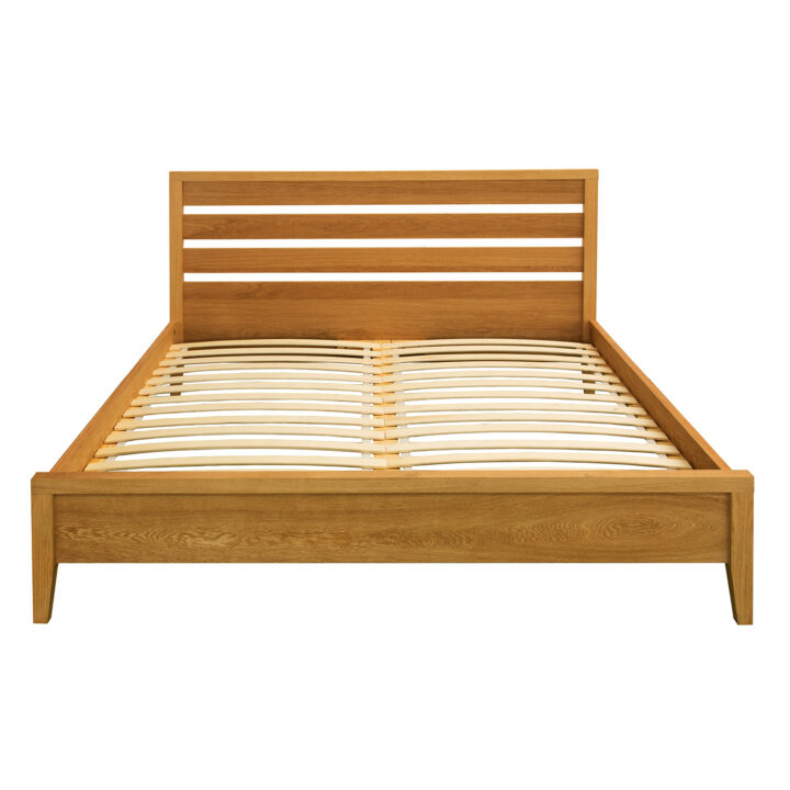 Voodi CHAMBA 160x200cm, tamm, 167x211xH91cm, tammespoon/MDF Magamistuba CHICAGO