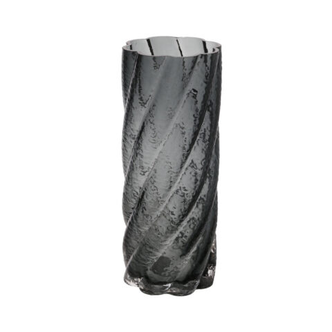 Vaas LAURO D10xH25cm, hall klaas Klaasvaasid