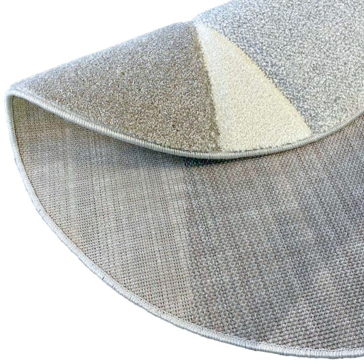 Vaip DIXIE CARVED-1, D160cm, hall/beež Sisustustekstiil Vaibad