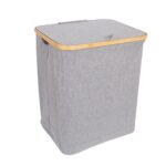 Pesukast MAX GREY 45x36xH54cm, helehall Kangast karbid Kangast karbid