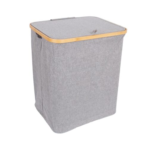 Pesukast MAX GREY 45x36xH54cm, helehall Kangast karbid Kangast karbid