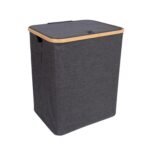 Pesukast MAX GREY 45x36xH54cm, tumehall Kangast karbid Kangast karbid