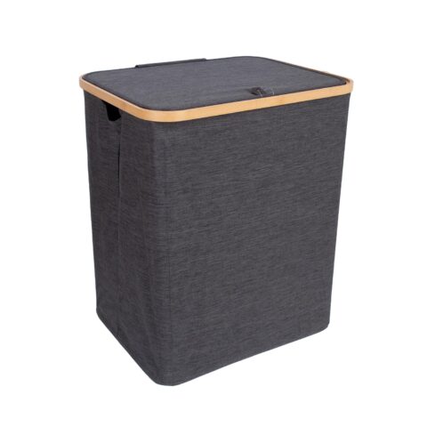 Pesukast MAX GREY 45x36xH54cm, tumehall Kangast karbid Kangast karbid