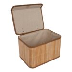 Kast MAX BAMBOO 36x27xH22cm, kaanega, bambusest Kangast karbid Kangast karbid