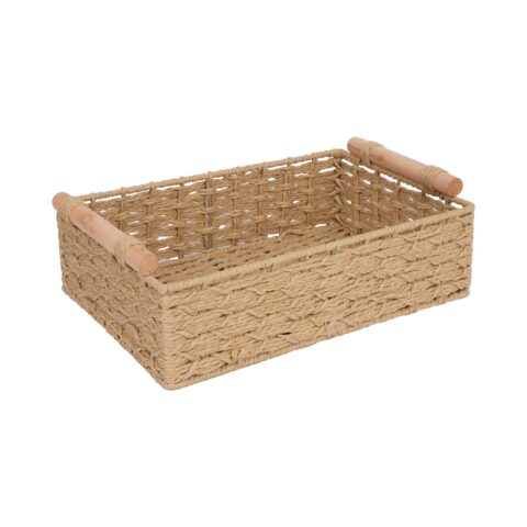 Korv MAX SARA 34x23xH11,5cm, helepruun punutis Korvid ja korvriiulid Korvid ja korvriiulid