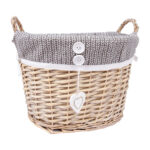 Korv ovaalne WILLI GREY, L: 45x32xH30cm, hall Esik ja Garderoob Korvid ja korvriiulid