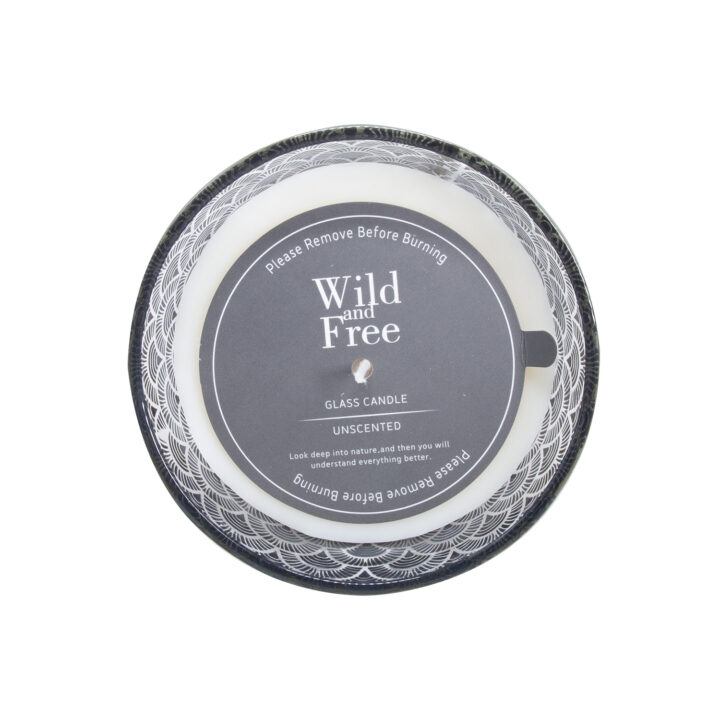 Klaasküünal WILD&FREE, D11xH11cm, mix Küünlad Küünlad