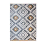 Vaip FERRERA-2, 160x230cm, hall/pruun romb Sisustustekstiil Vaibad