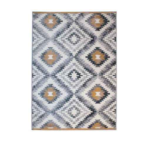 Vaip FERRERA-2, 160x230cm, hall/pruun romb Sisustustekstiil Vaibad