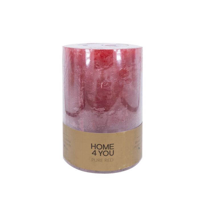 Küünal PURE RED, D10xH15cm, punane ( lõhnatu) Küünlad Küünlad