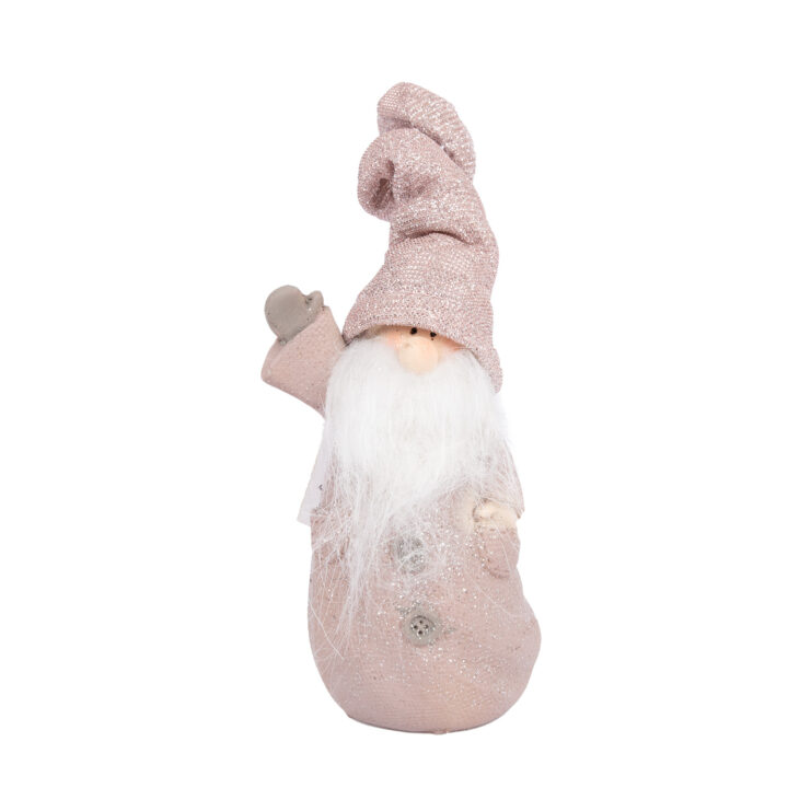Päkapikk STAR LIGHT, H30cm, roosa Jõulud Jõulukaunistused