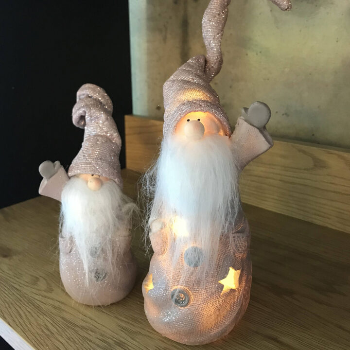 Päkapikk STAR LIGHT, H30cm, roosa Jõulud Jõulukaunistused