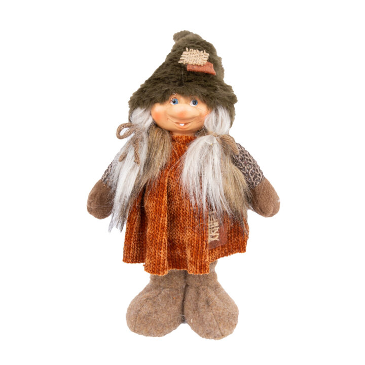 Trollitüdruk POPPY, rohelise mütsiga, H32cm Jõulud Jõulukaunistused