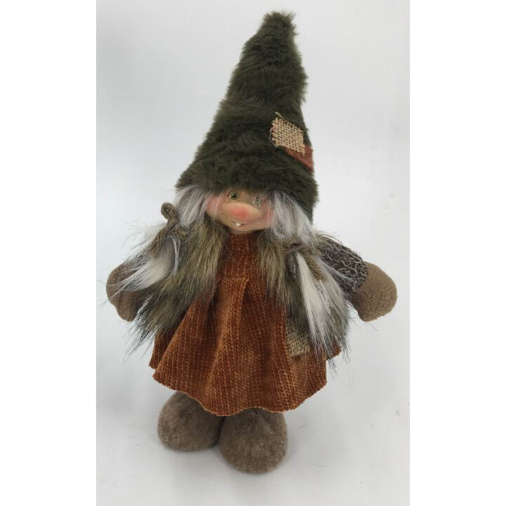 Trollitüdruk POPPY, rohelise mütsiga, H32cm Jõulud Jõulukaunistused