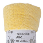 Pleed LIISA XL, 200x230cm, helekollane Pleedid Pleedid