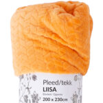 Pleed LIISA XL, 200x230cm, heleoran˛ Pleedid Pleedid