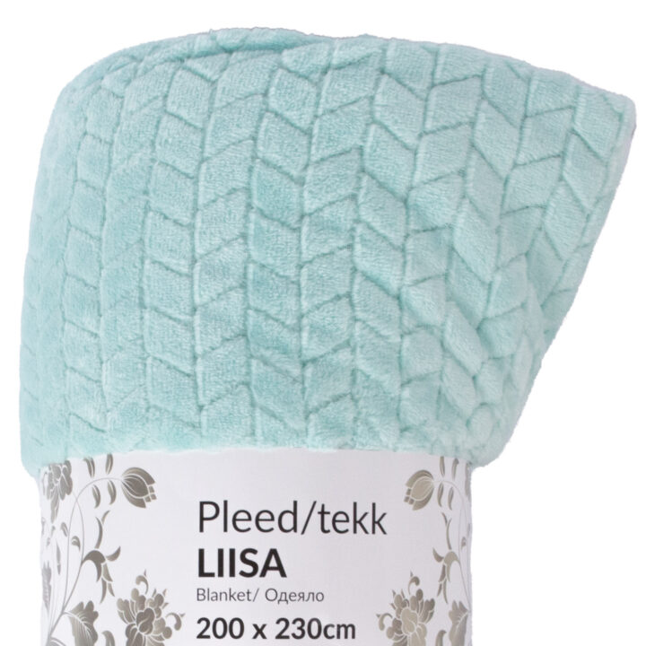 Pleed LIISA XL, 200x230cm, mündiroheline Pleedid Pleedid