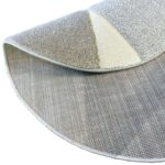 Vaip DIXIE CARVED-1, D200cm, hall/beež Sisustustekstiil