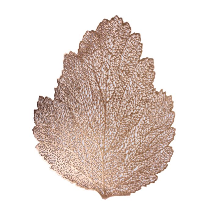 Lauamatt BIG LEAF, 36x45cm, roosa kuld Lauamatid Lauamatid