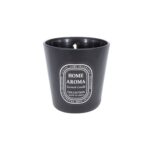 Klaasküünal HOME AROMA, H7cm, must Küünlad Küünlad