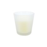 Klaasküünal HOME AROMA, H7cm, valge Küünlad Küünlad