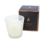 Klaasküünal HOME AROMA, H7cm, valge Küünlad Küünlad
