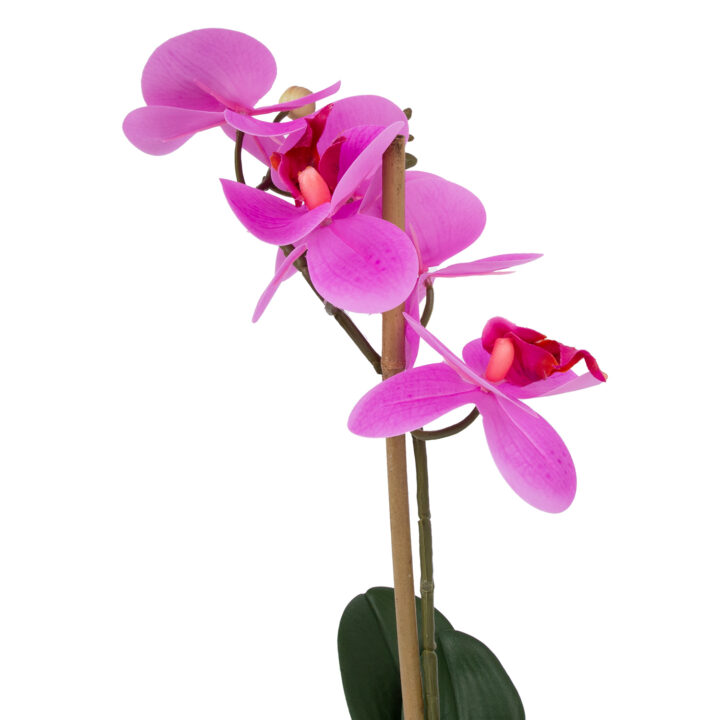 Lilla orhidee 1 oksaga IN GARDEN, H46cm, must pott Kunstlilled ja kunsttaimed Kunstlilled ja kunsttaimed
