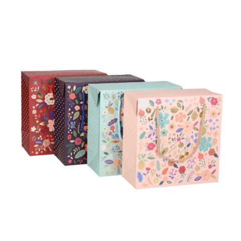 Kinkekott/karp BOXY M, 21x21x10cm, mix Kinkekotid