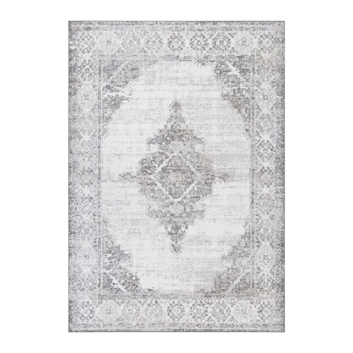 Vaip SALAMANCA-1, 160x230cm, valge/hall Sisustustekstiil Vaibad