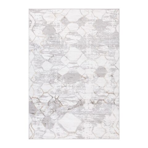 Vaip SALAMANCA-3, 133x190cm, hõbe/valge Sisustustekstiil Vaibad