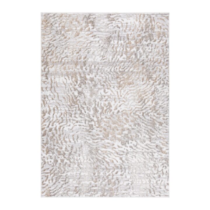 Vaip SALAMANCA-4, 133x190cm, kuldne/hall Sisustustekstiil Vaibad