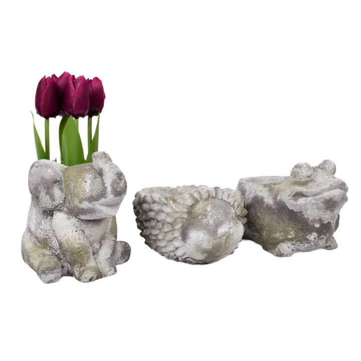 Lillepoti ümbris STONE 20x15xH11cm, siil Lillepotid Lillepotid