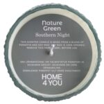 Lõhnaküünal klaasis NATURE GREEN H9cm, Southern Night Küünlad Küünlad