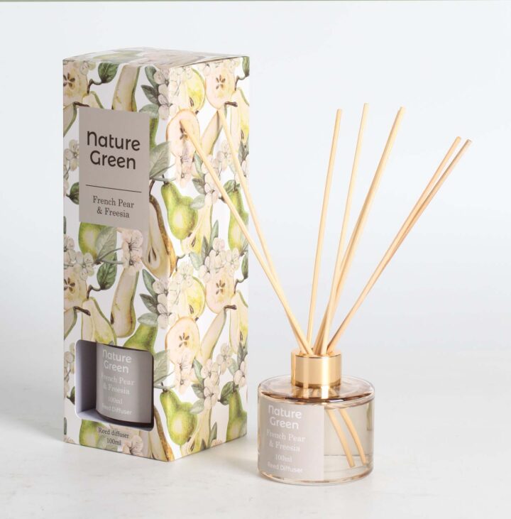 Kodulõhnastaja NATURE GREEN 100ml, French Pear & Freesia Dekoratiivtooted Dekoratiivtooted