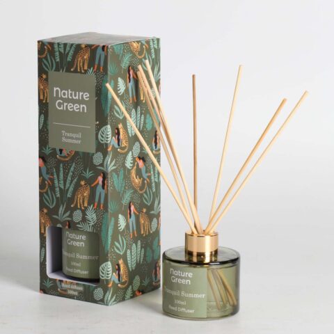 Kodulõhnastaja NATURE GREEN 100ml, Tranquil Summer Dekoratiivtooted Dekoratiivtooted