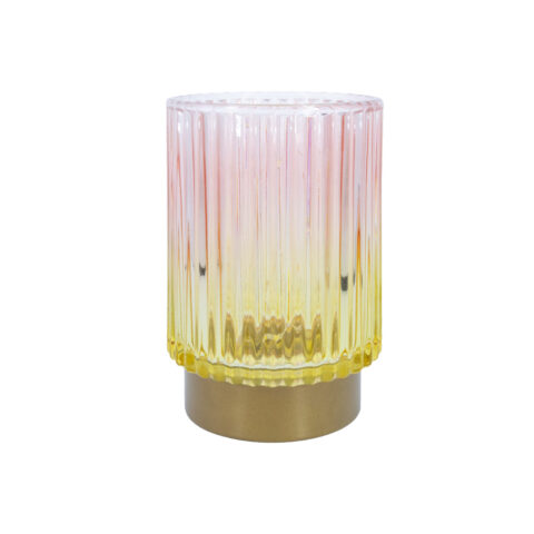 LED-küünal WINGS AMBER D8,5xH13cm roosa/kollane, taimer 6h Jõulukaunistused Jõulukaunistused