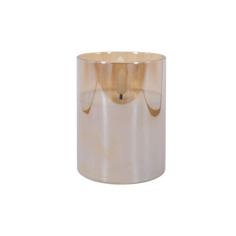LED-küünal WINGS GOLDIE D7,5xH10cm kuldne, taimer 6h Küünlad Küünlad