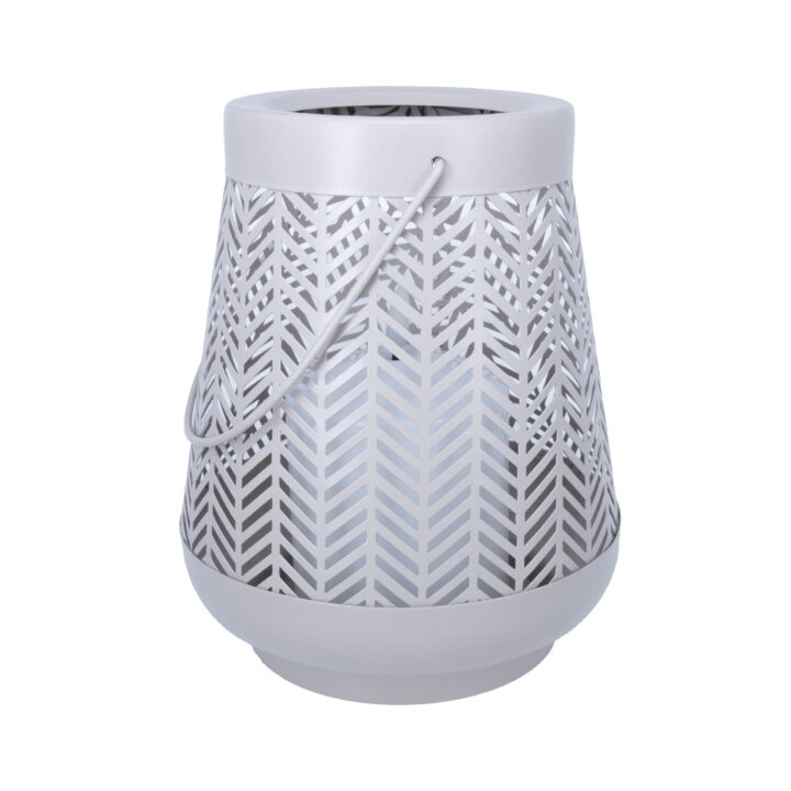 LED-latern WINGS GLENN D15xH18cm beež, taimer 6h Küünlad Küünlad
