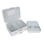 Ehtekarp SEZANE TRAVEL 23,5×18,5x9cm, valge Dekoratiivtooted