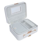 Ehtekarp SEZANE TRAVEL 23,5×18,5x9cm, valge Dekoratiivtooted