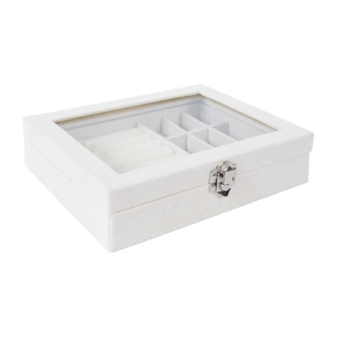 Ehtekarp SEZANE 20x15x4,5cm, valge Dekoratiivtooted